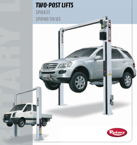 Rotary 2 post lift
