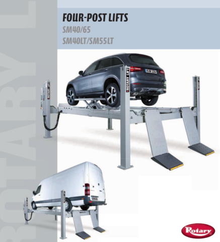 Rotary 4 post lift